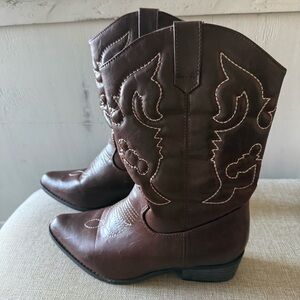 Brown Western Cowboy Boots